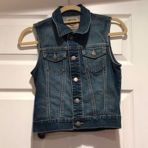 Jean jacket vest